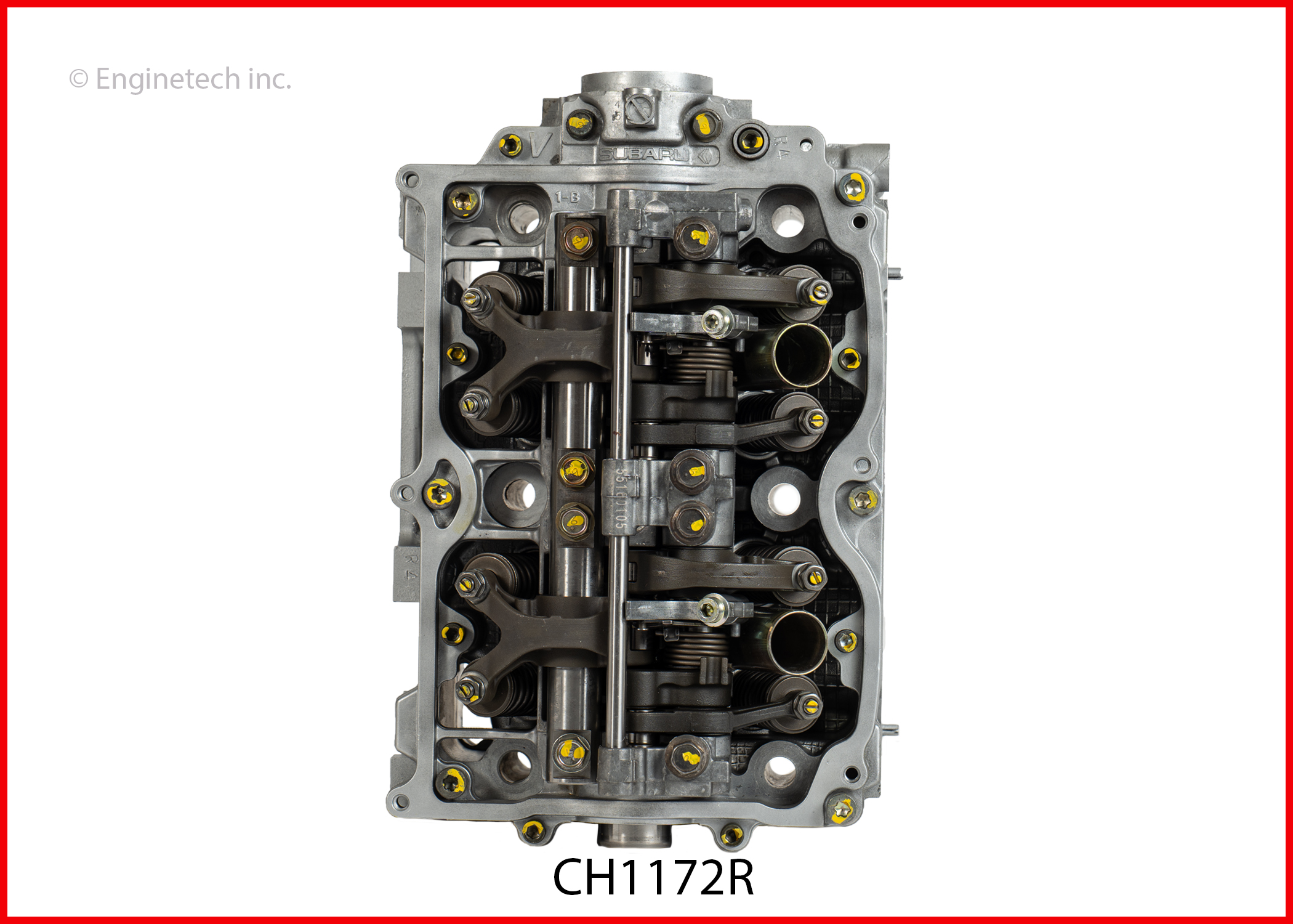 Enginetech Remanufactured Engine Cylinder Head Complete - CH1172R